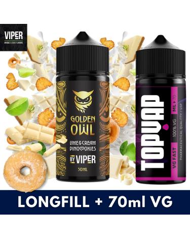 Aroma Lime Cream Dinocookies 30ml (Longfill) Viper + 70ml VG Fast