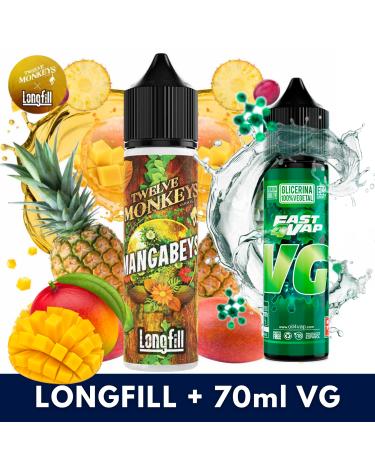 Aroma Mangabeys 10ml (Longfill) Twelve Monkeys + VG FAST 70ML