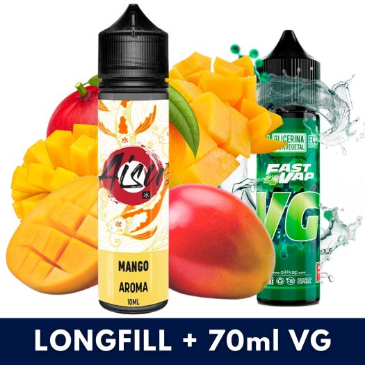 Aroma Mango 10ml/60 (Longfill) Aisu Bar + VG Fast 70ml
