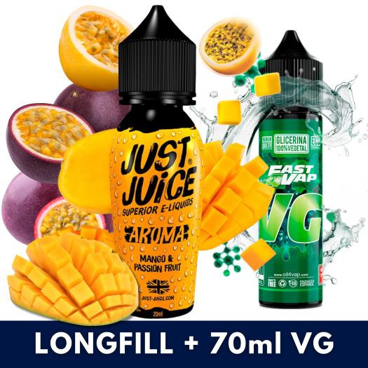Aroma Mango and Passion Fruit Just Juice 20ml (Longfill) + VG FAST 70ML