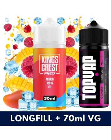 Aroma Mango Berry Ice 30ml/120 (Longfill) Kings Crest + 70ml VG Fast