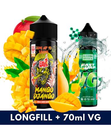 Aroma Mango Django 30ml/120 (Longfill) Kabuki + VG Fast 70ml