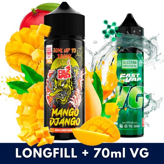 Aroma Mango Django 30ml/120 (Longfill) Kabuki + VG Fast 70ml