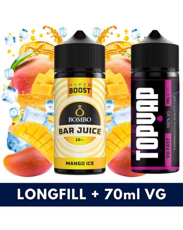 Aroma Mango Ice 10ml/120 Hyper Boost Bombo + 70ml VG Fast