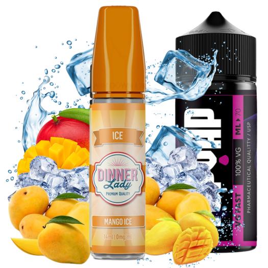 Aroma Mango Ice 14ml/60 (Longfill) Dinner Lady + 70ml VG Fast