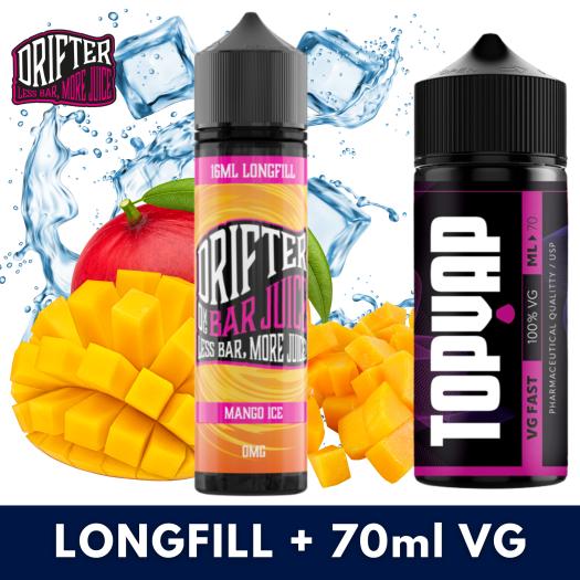 Aroma MANGO ICE 16ml/60 (Longfill) Drifter + 70ml VG Fast Aroma MANGO ICE 16ml/60 (Longfill) Drifter + 70ml VG Fast