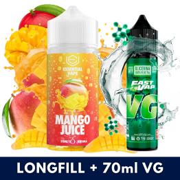 Aroma Mango Juice 30ml/120 (Longfill) Essential Vape + VG FAST 70ML