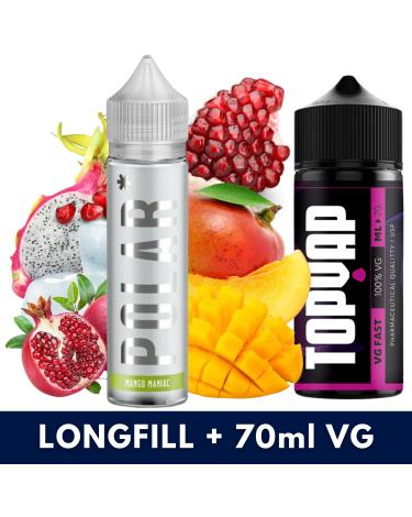 Aroma Mango Maniac 10ml/60 (Longfill) Polar + 70ml VG Fast