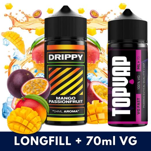 Aroma Mango Passionfruit 24ml (Longfill) Drippy + 70ml VG Fast