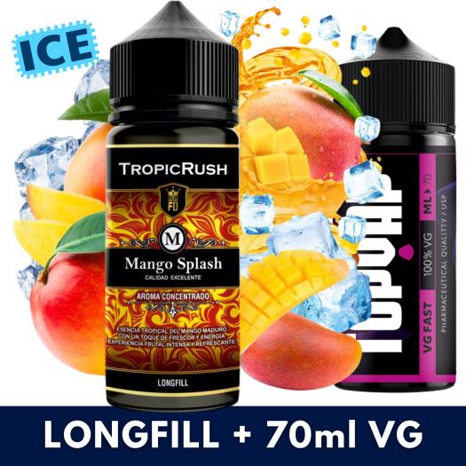 Aroma Mango Splash 30ml/120 (Longfill) Tropic Rush + 70ml VG Fast