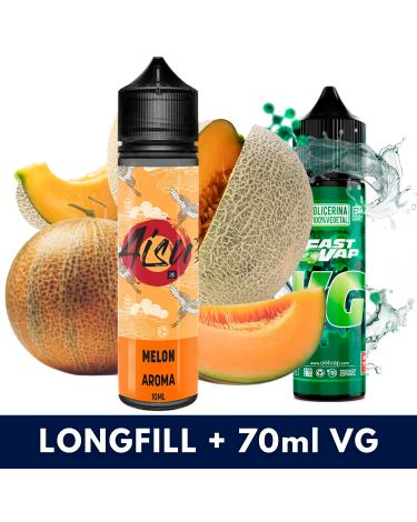 Aroma Melon 10ml/60 (Longfill) Aisu Bar + VG Fast 70ml