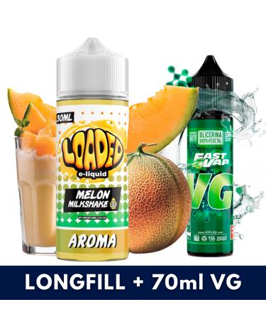 Aroma Melon Milkshake 30ml/120 (Longfill) Loaded + VG Fast 70ML