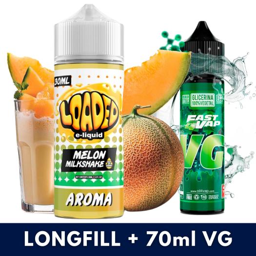 Aroma Melon Milkshake 30ml/120 (Longfill) Loaded + VG Fast 70ML Aroma Melon Milkshake 30ml/120 (Longfill) Loaded + VG Fast 70ML