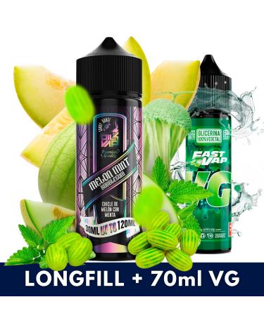 Aroma MELON MINT BUBBLEGUM 30ml/120 (Longfill) - Oil4Vap + 70ml VG Fast