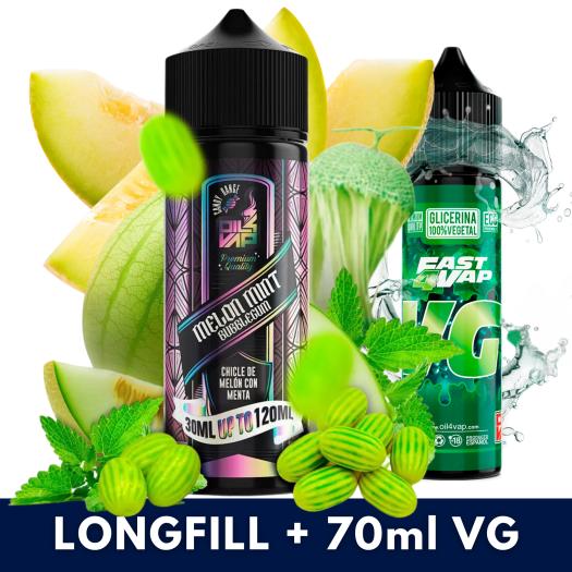 Aroma MELON MINT BUBBLEGUM 30ml/120 (Longfill) - Oil4Vap + 70ml VG Fast