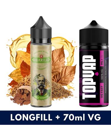 Aroma Mild Tobacco 6ml/60 (Longfill) Sigarillo + 70ml VG Fast