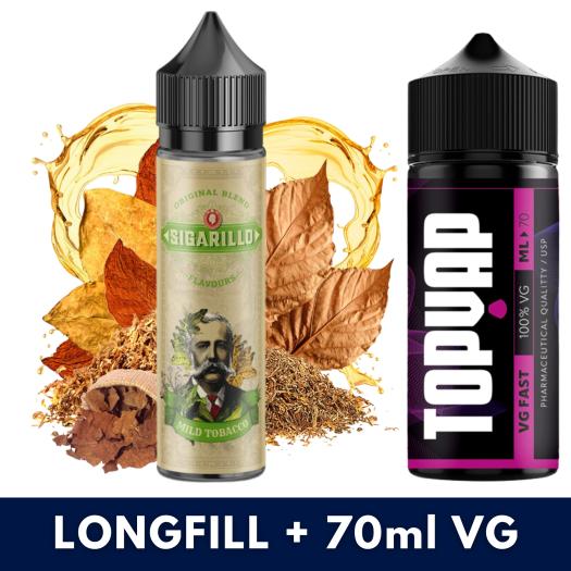 Aroma Mild Tobacco 6ml/60 (Longfill) Sigarillo + 70ml VG Fast