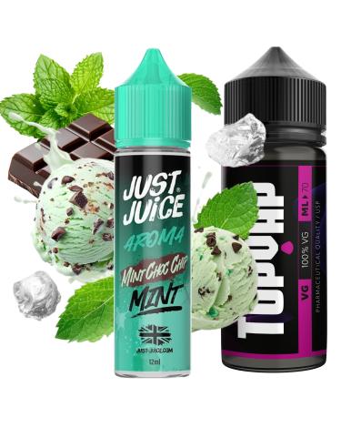 Aroma Mint Mint Choco Chip 12ml/60 (Longfill) Just Juice + 70ml VG