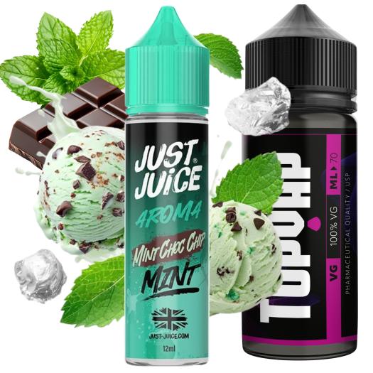 Aroma Mint Mint Choco Chip 12ml/60 (Longfill) Just Juice + 70ml VG