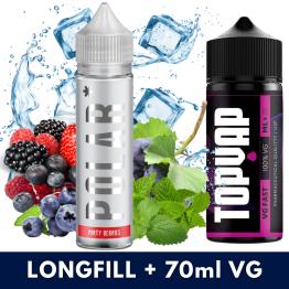 Aroma Minty Berries 10ml/60 (Longfill) Polar + 70ml VG Fast