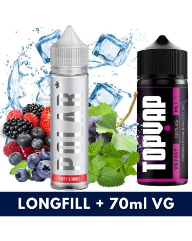 Aroma Minty Berries 10ml/60 (Longfill) Polar + 70ml VG Fast