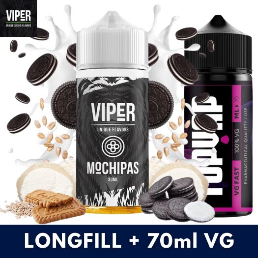 Aroma Mochipas 30ml (Longfill) Viper + 70ml VG Fast