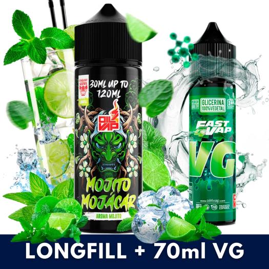 Aroma Mojito Mojácar 30ml/120 (Longfill) Kabuki + VG Fast 70ml