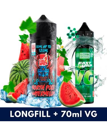 Aroma North Pole Watermelon 30ml/120 (Longfill) Kabuki + VG Fast 70ml
