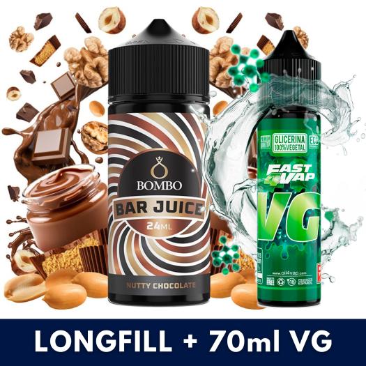 Aroma Nutty Chocolate 24ml (Longfill) - Bombo Bar Juice + VG FAST 70ML