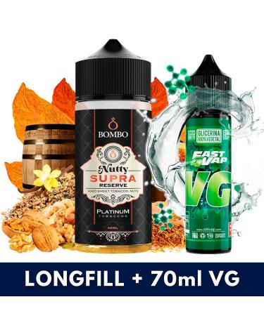 Aroma Nutty Supra Reserve 30ml/120 (Longfill) - Platinum Tobaccos by Bombo