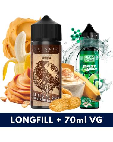 Aroma Ojo de Odín 30ml/120 (Longfill) Jatosto + 70ml VG Fast