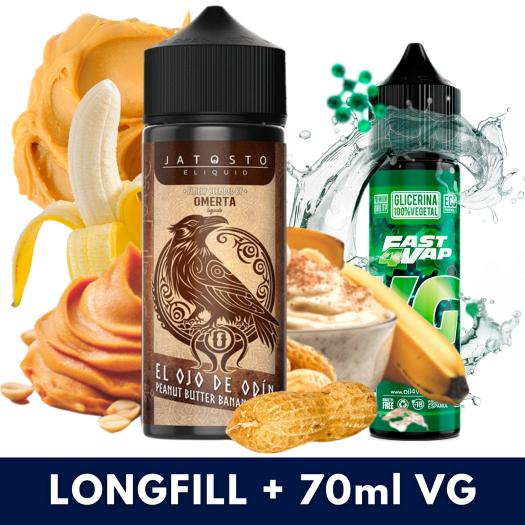 Aroma Ojo de Odín 30ml/120 (Longfill) Jatosto + 70ml VG Fast