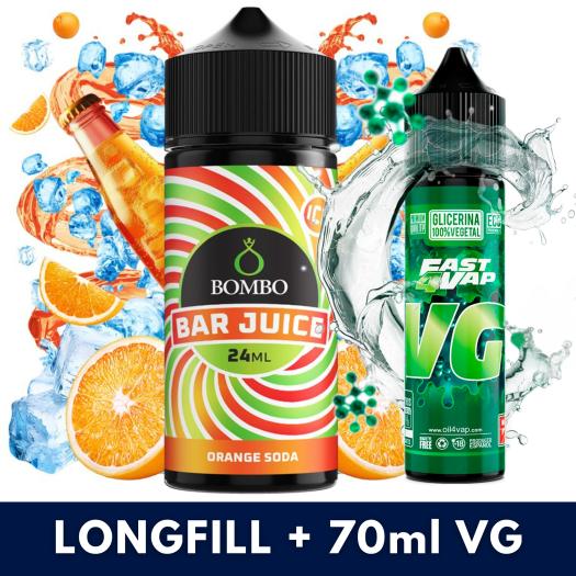 Aroma Orange Soda Ice 24ml (Longfill) - Bombo Bar Juice + VG FAST 70ML Aroma Orange Soda Ice 24ml (Longfill) - Bombo Bar Juice + VG FAST 70ML