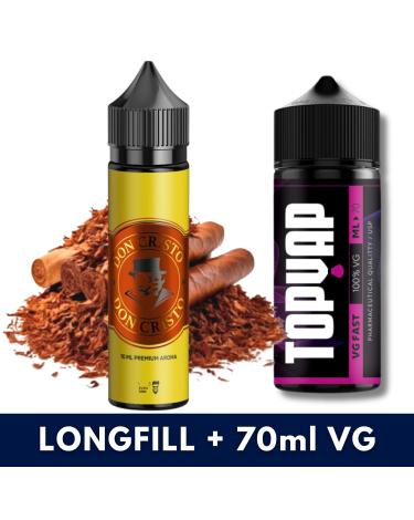 Aroma ORIGINAL 10ml/60 (Longfill) Don Cristo + 70ml VG Fast