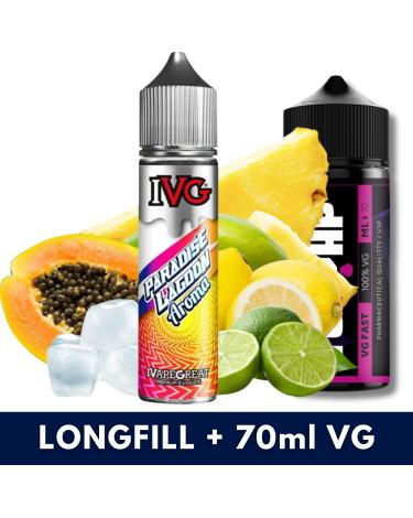 Aroma Paradise Lagoon 10ml/60 (Longfill) IVG + 70ml VG Fast