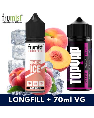 Aroma PEACH ICE 15ml/60 (Longfill) Frumist + 70ml VG Fast