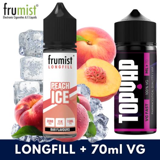 Aroma PEACH ICE 15ml/60 (Longfill) Frumist + 70ml VG Fast