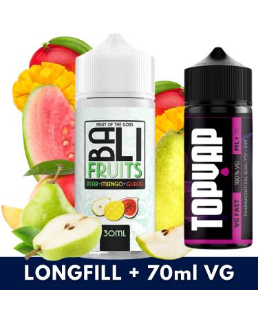 Aroma Pear Mango Guava 30ml/120 (Longfill) Kings Crest + 70ml VG Fast