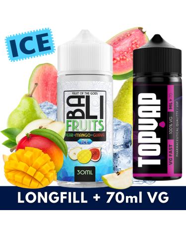 Aroma Pear Mango Guava ICE 30ml/120 (Longfill) Kings Crest + 70ml VG Fast