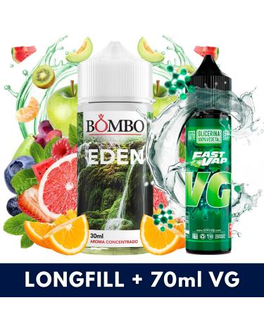 Aroma Eden 30ml/120 (Longfill) Bombo + VG FAST 70ML