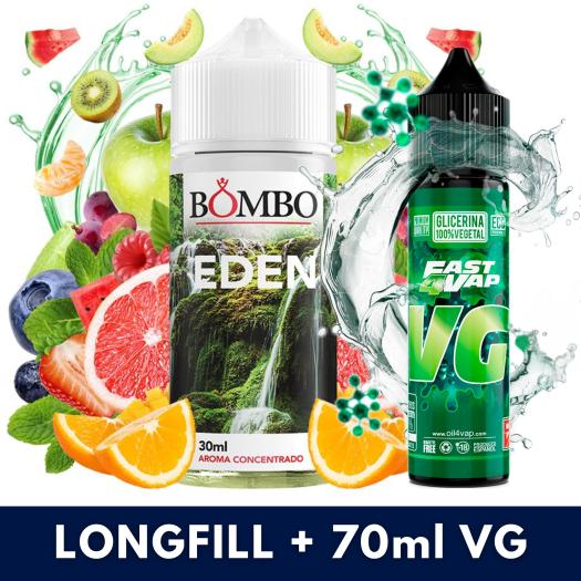 Aroma Eden 30ml/120 (Longfill) Bombo + VG FAST 70ML