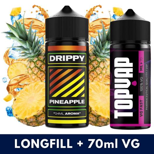 Aroma Pineapple 24ml/120 (Longfill) Drippy + 70ml VG Fast