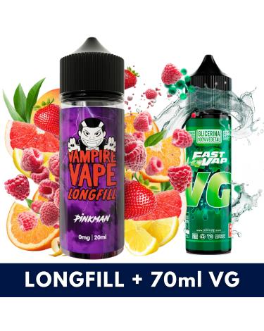 Aroma Pinkman 20ml/120 (Longfill) Vampire Vape + VG Fast 70ml