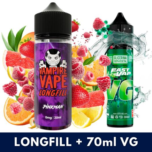 Aroma Pinkman 20ml/120 (Longfill) Vampire Vape + VG Fast 70ml