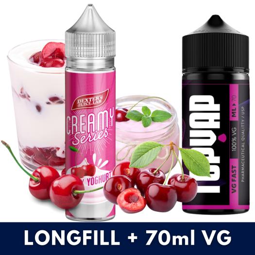 Aroma Pinky Joghurt 10ml/60 (Longfill) Dexter's Juice Lab + 70ml VG Fast