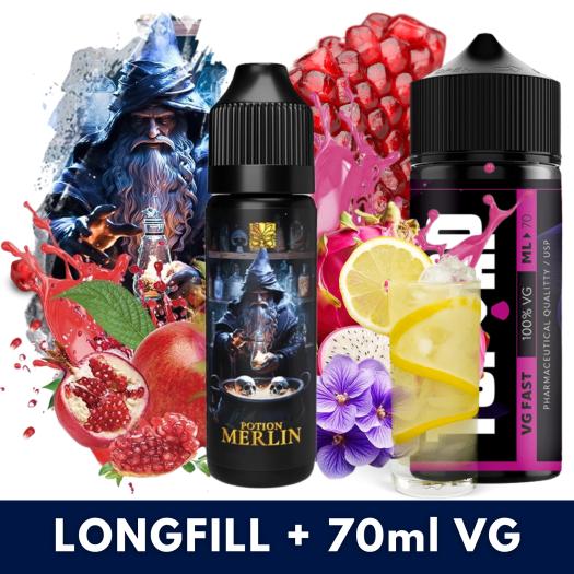 Aroma Potion Merlin 12.5ml (Longfill) Tribal Force + 70ml VG Fast