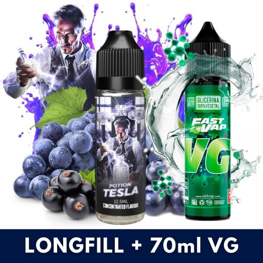 Aroma Tesla 12.5ml (Longfill) Tribal Force + VG FAST 70ML Aroma Tesla 12.5ml (Longfill) Tribal Force + VG FAST 70ML