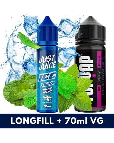 Aroma Pure Mint Just Juice 12ml/60 (Longfill) + 70ml VG