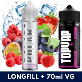 Aroma Purple Snow 10ml/60 (Longfill) Polar + 70ml VG Fast