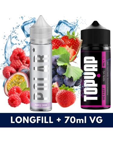 Aroma Purple Snow 10ml/60 (Longfill) Polar + 70ml VG Fast
